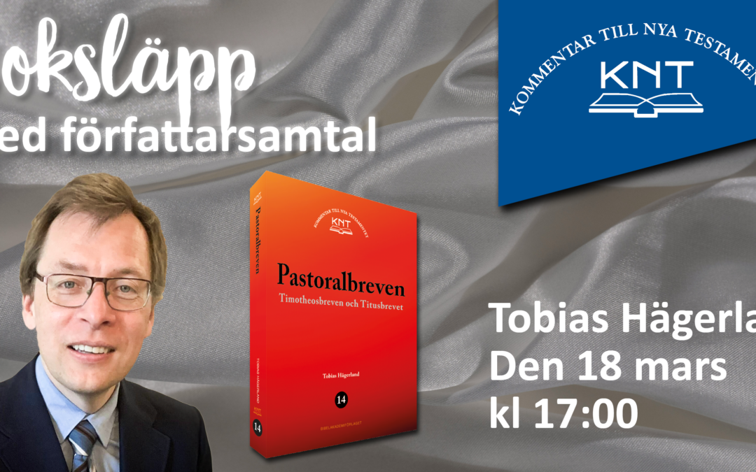 Boksläpp 18 mars: KNT 14 – Pastoralbreven